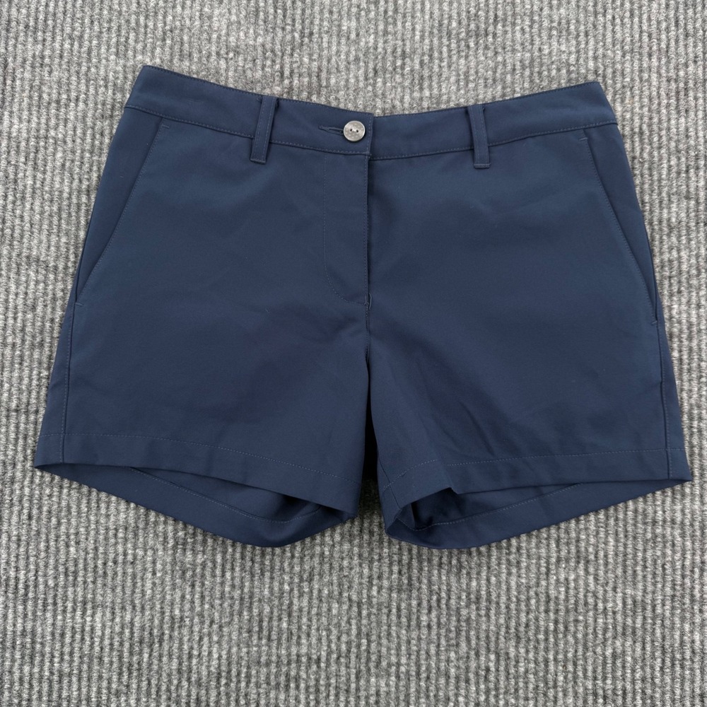 Puma Golf Girls Large 11-12Y Navy Blue Performance Tech Shorts
